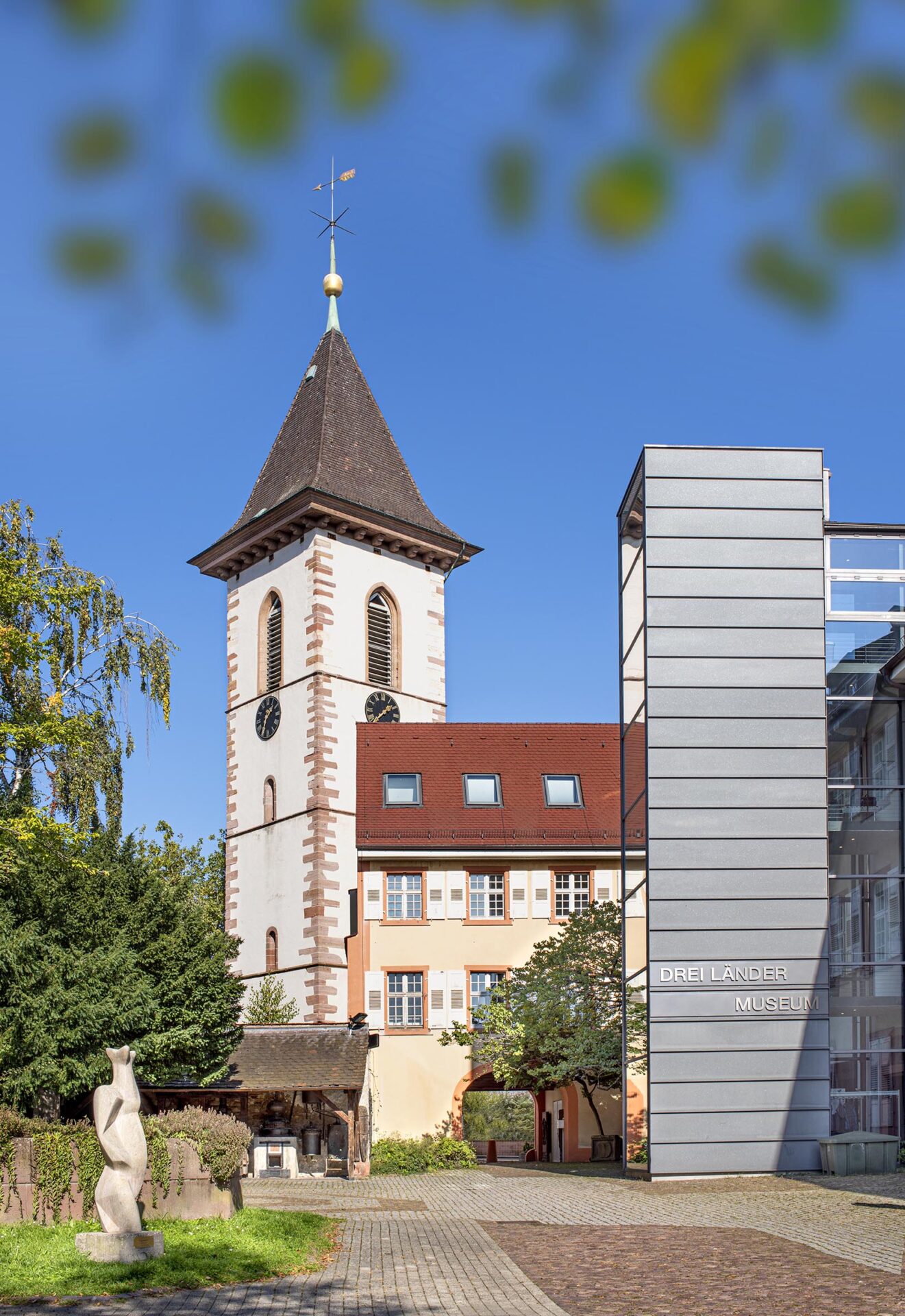 Innenhof Dreiländermuseum Lörrach