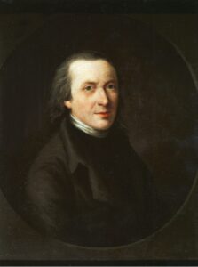 Matthias Claudius. Ölporträt von Friederike Leisching (um 1797) Hamburg Museum (Inventar-Nr. 1951,82)